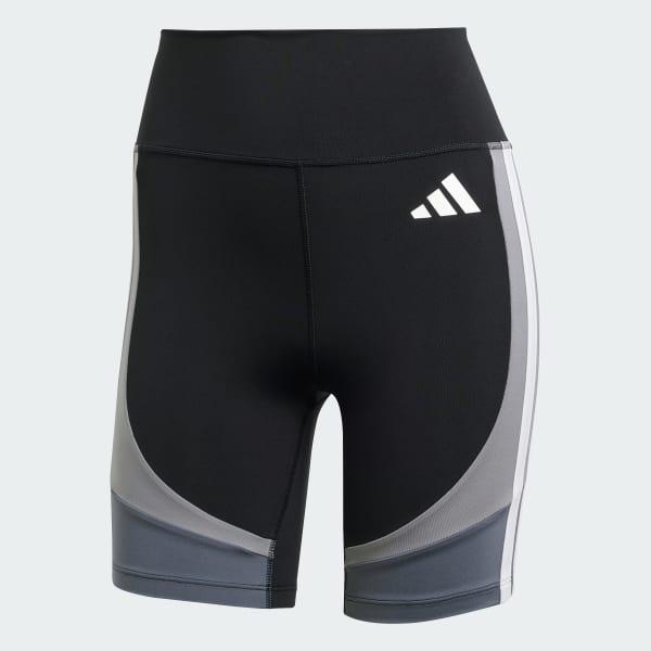 adidas Optime Essentials Stash Pocket 7 Short Leggings Black S Womens Product Image