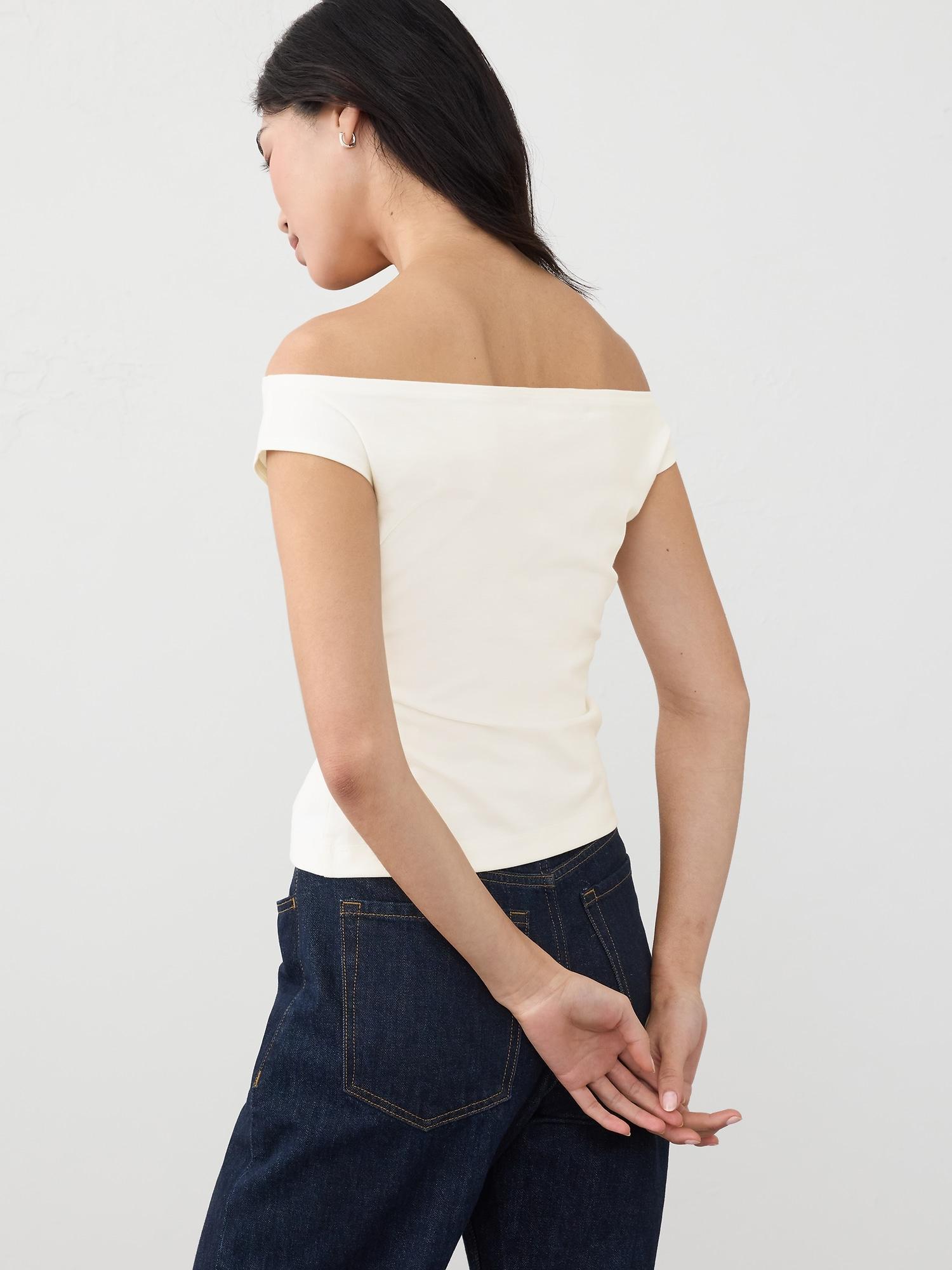 Textured Off-Shoulder Top Product Image