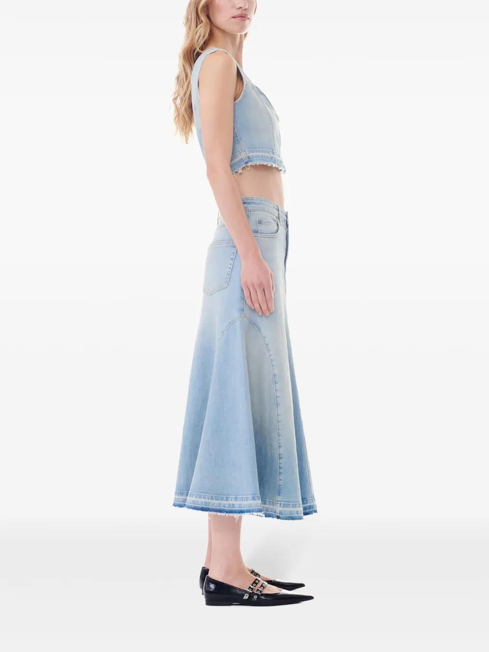 A-line denim skirt  Product Image
