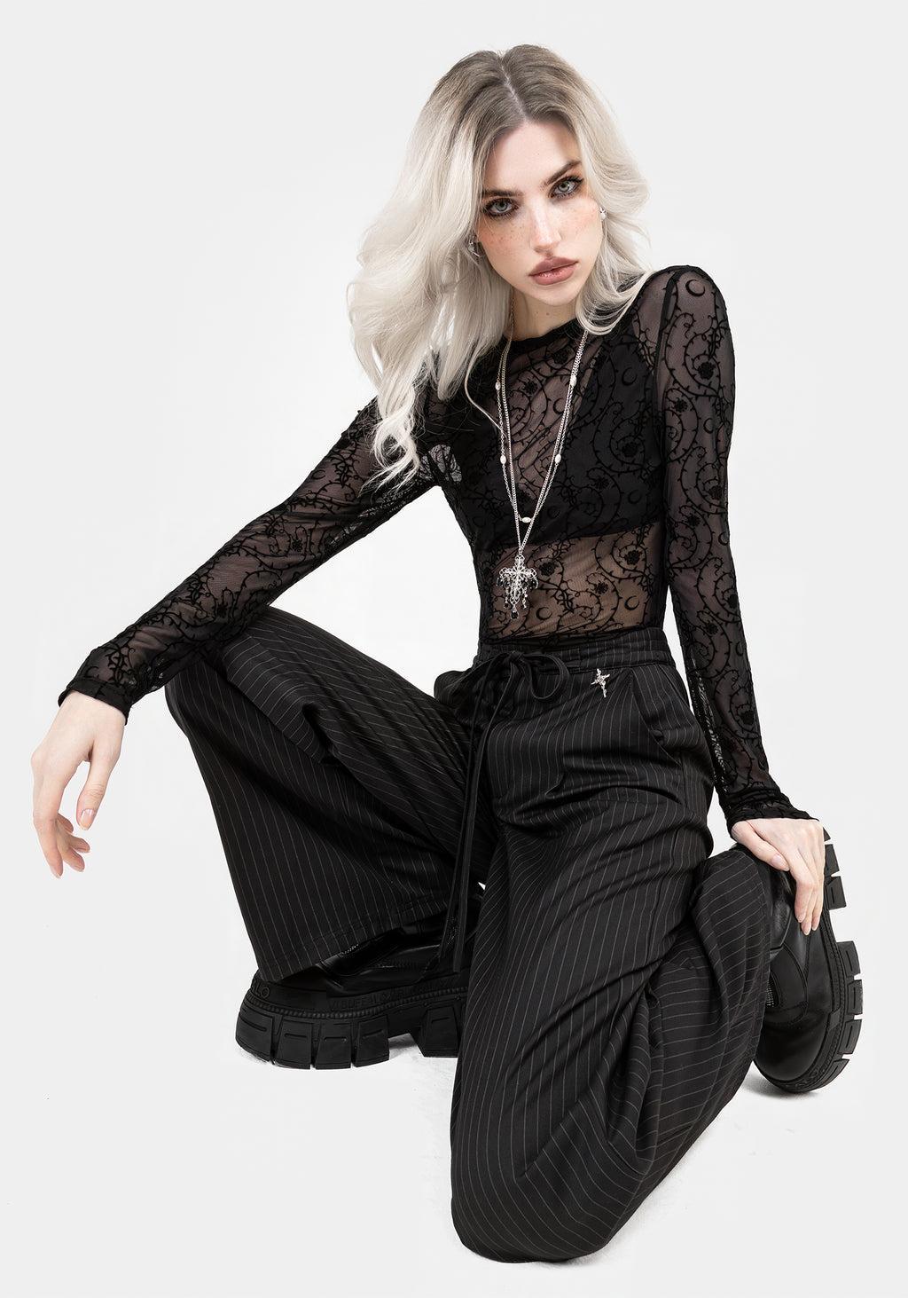 Thorns Mesh Top Product Image
