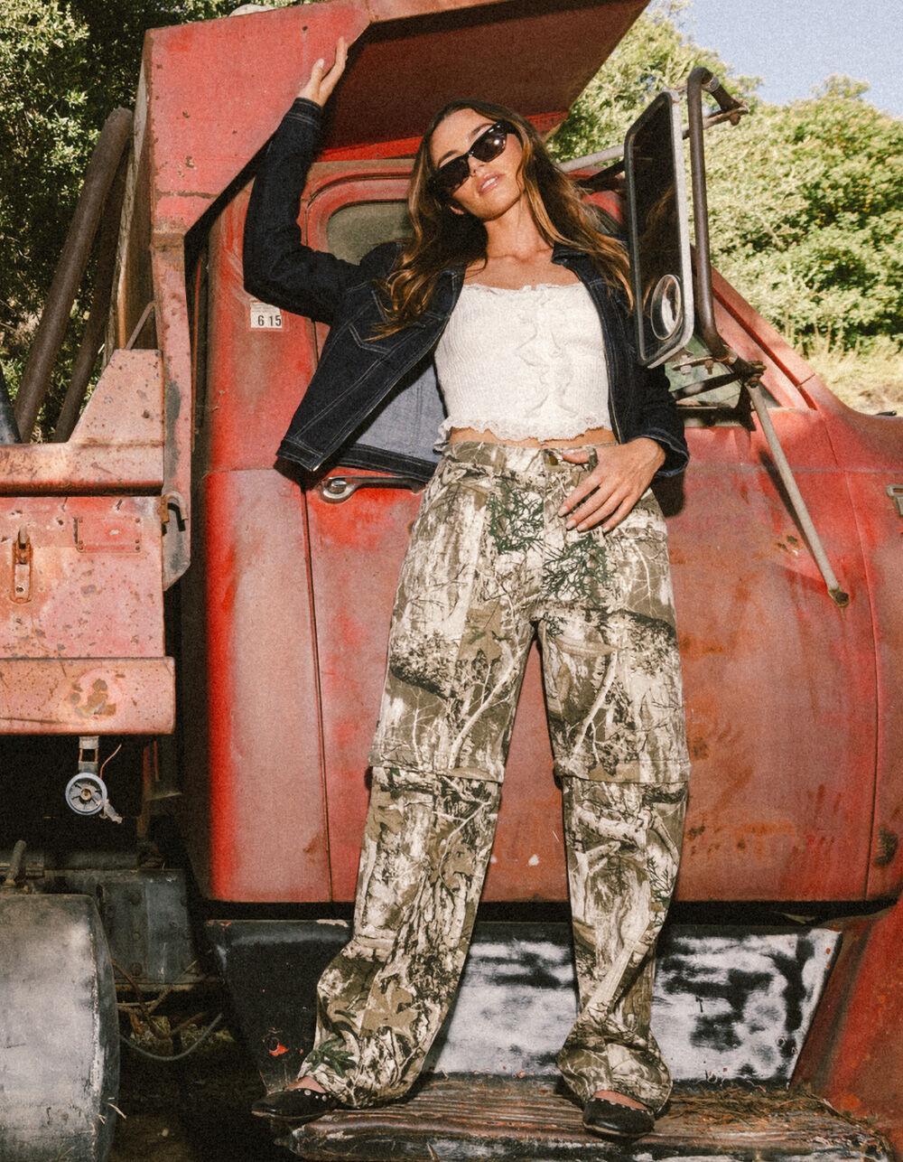 WEST OF MELROSE Convertible Camo Womens Pants Product Image