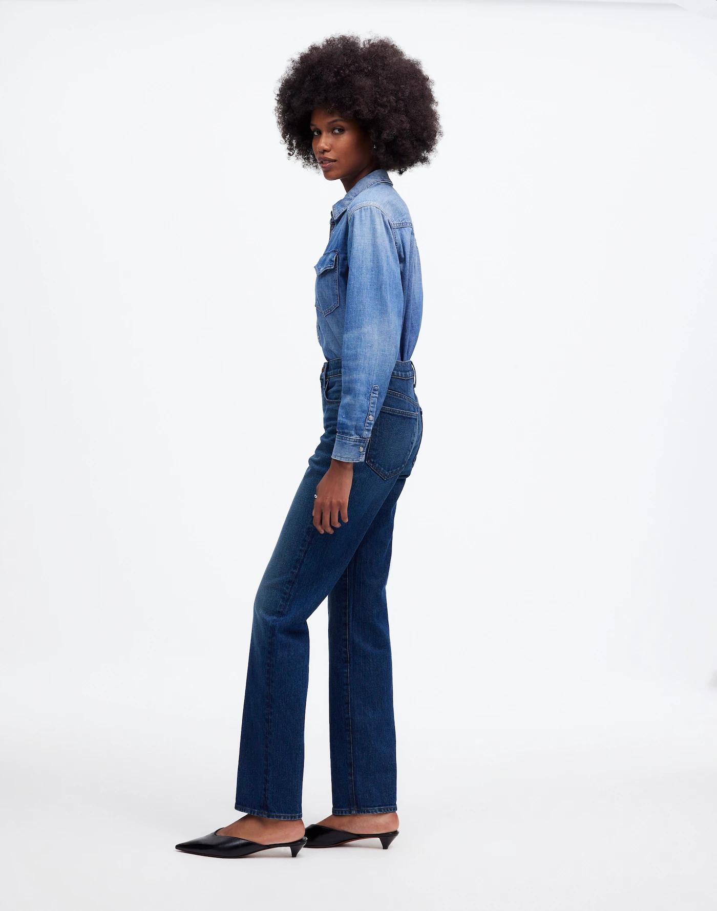 The Tall '90s Straight Mid-Rise Jean in Osada Wash Product Image