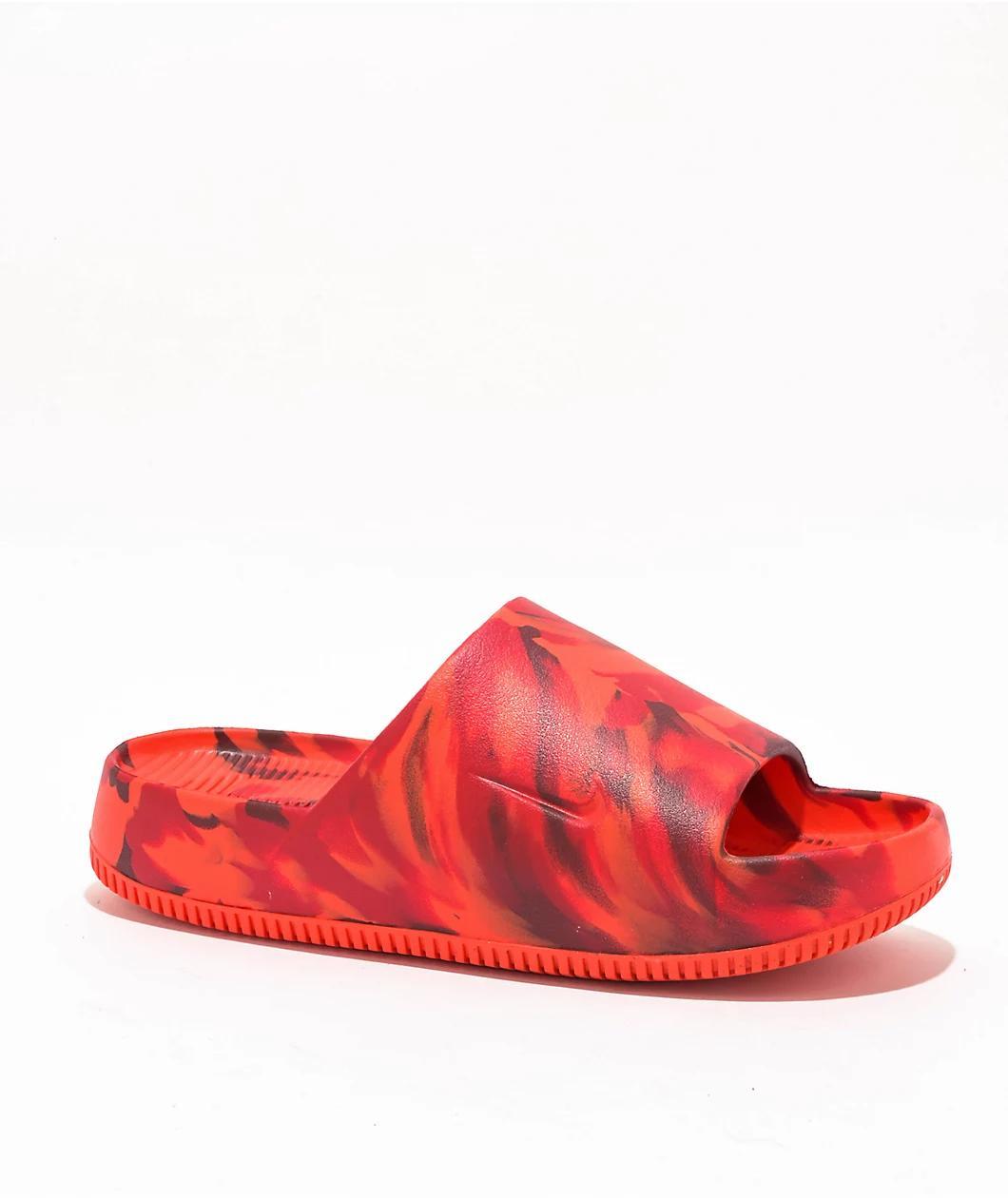 Nike Calm SE Picante Red Slide Sandals Product Image