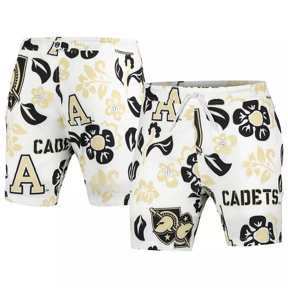 Men's Wes & Willy  White Army Black Knights Vault Tech Swimming Trunks, Size: 2XL, Nc2 White Product Image