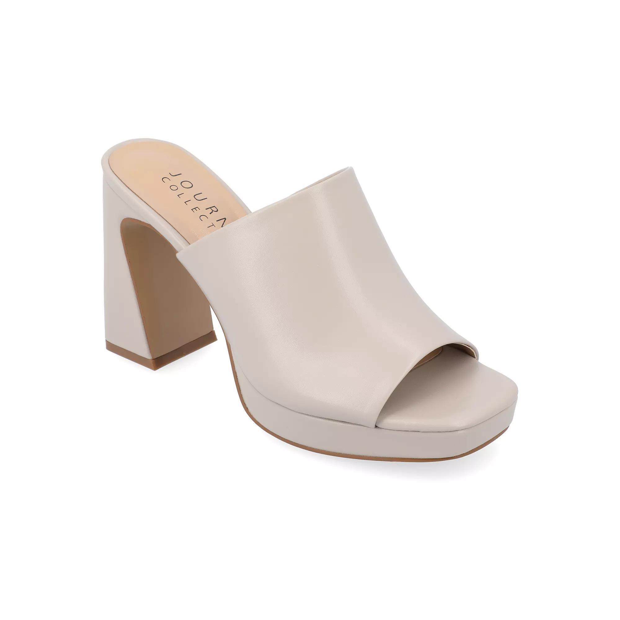 Journee Ezzlynn Womens Block Heel Sandals Product Image