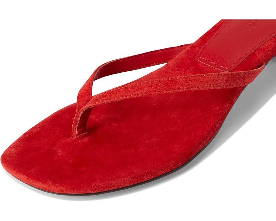 Women's Madewell Tamia Heeled Thong Sandals - Suede Product Image