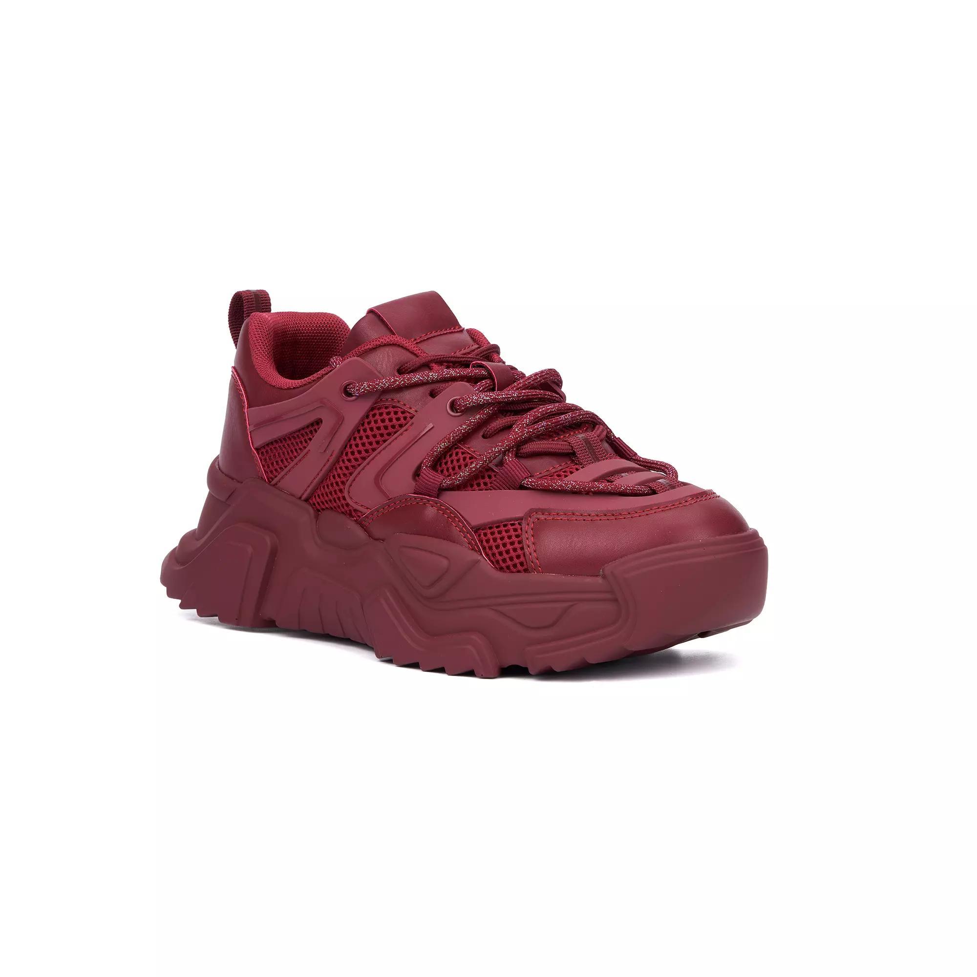 Olivia Miller Zenith Women's Low Top Sneakers, Size: 8, Burg Product Image