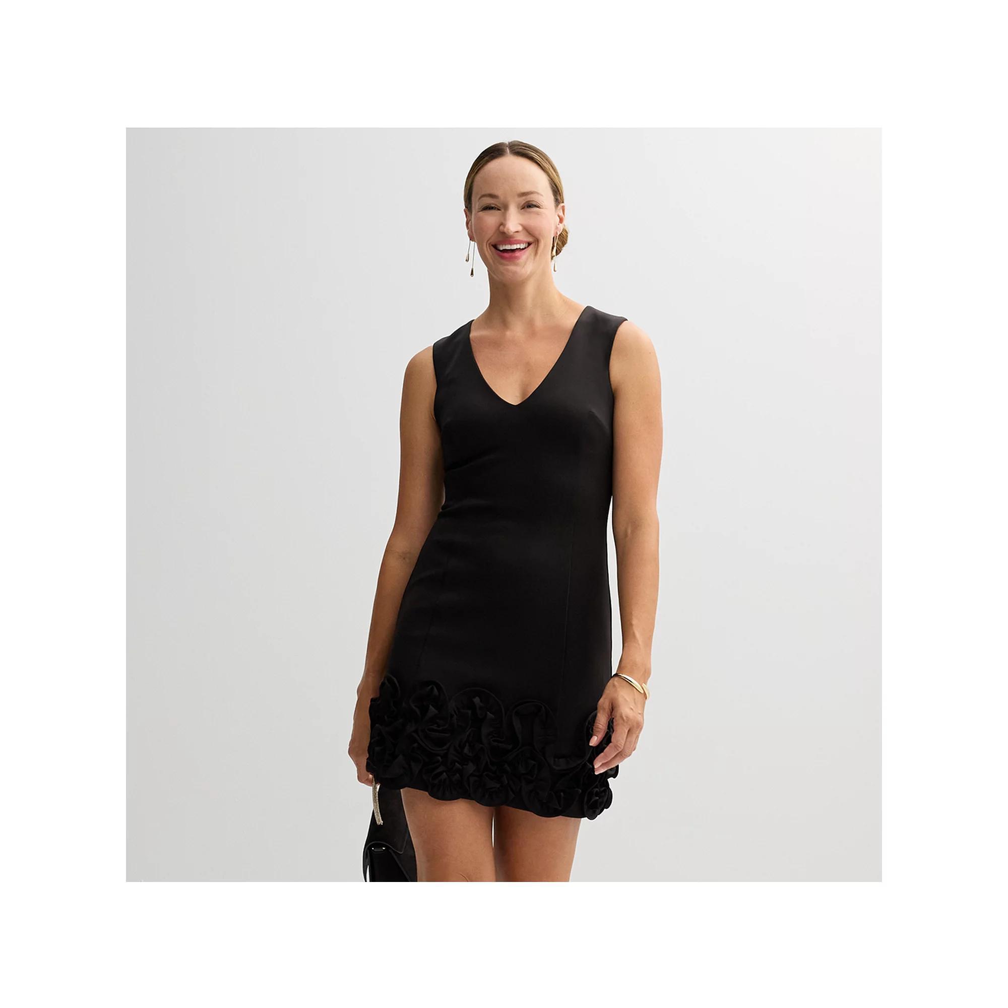 Women's Donna Ricco Sleeveless Mini Dress, Size: 6, Blue Product Image