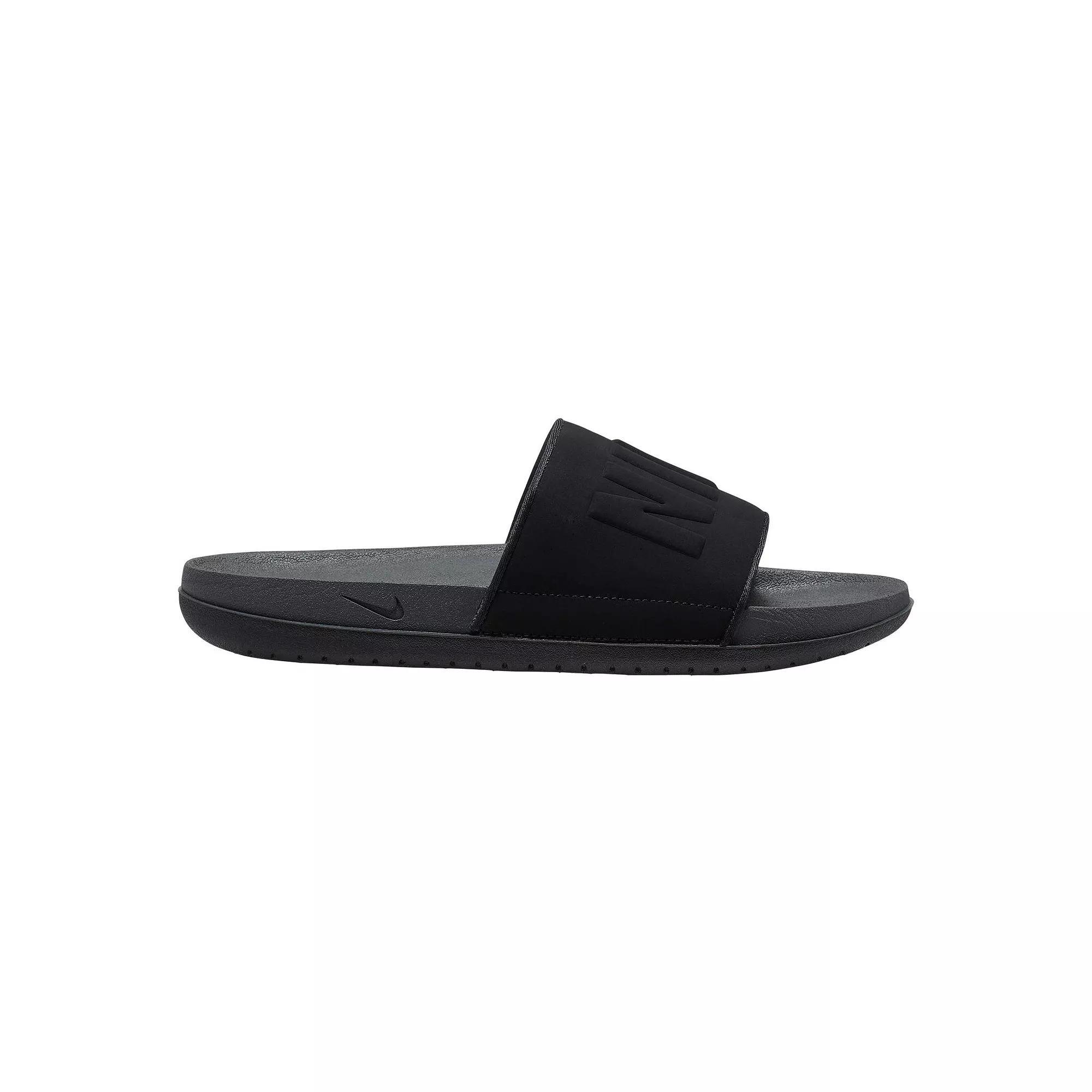 Nike Offcourt Men's Slide Sandals, Size: 15, Grey Black Product Image