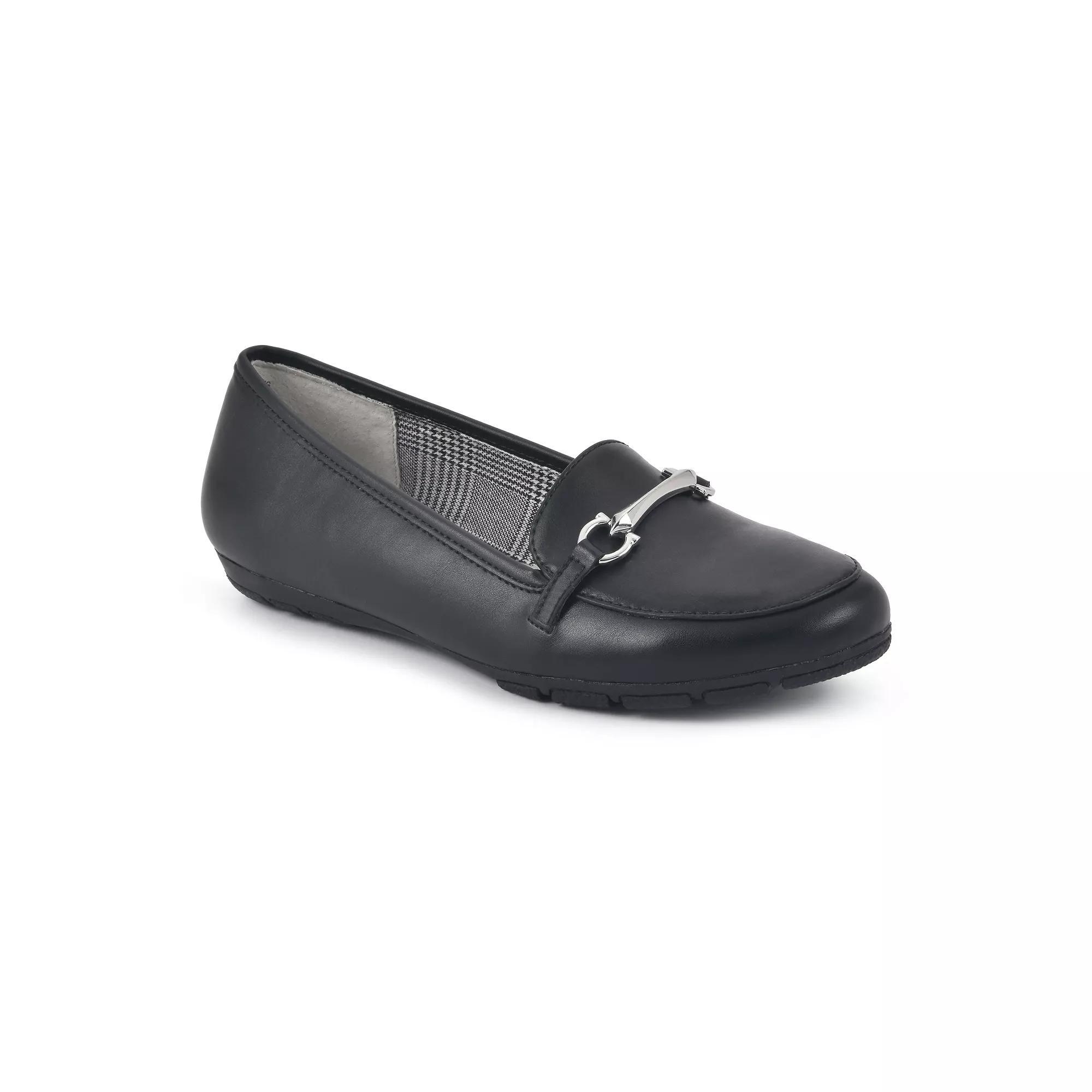 Cliffs by White Mountain Glowing Women's Loafers, Size: 8.5 Wide, Gold Mulighti Raffia Product Image