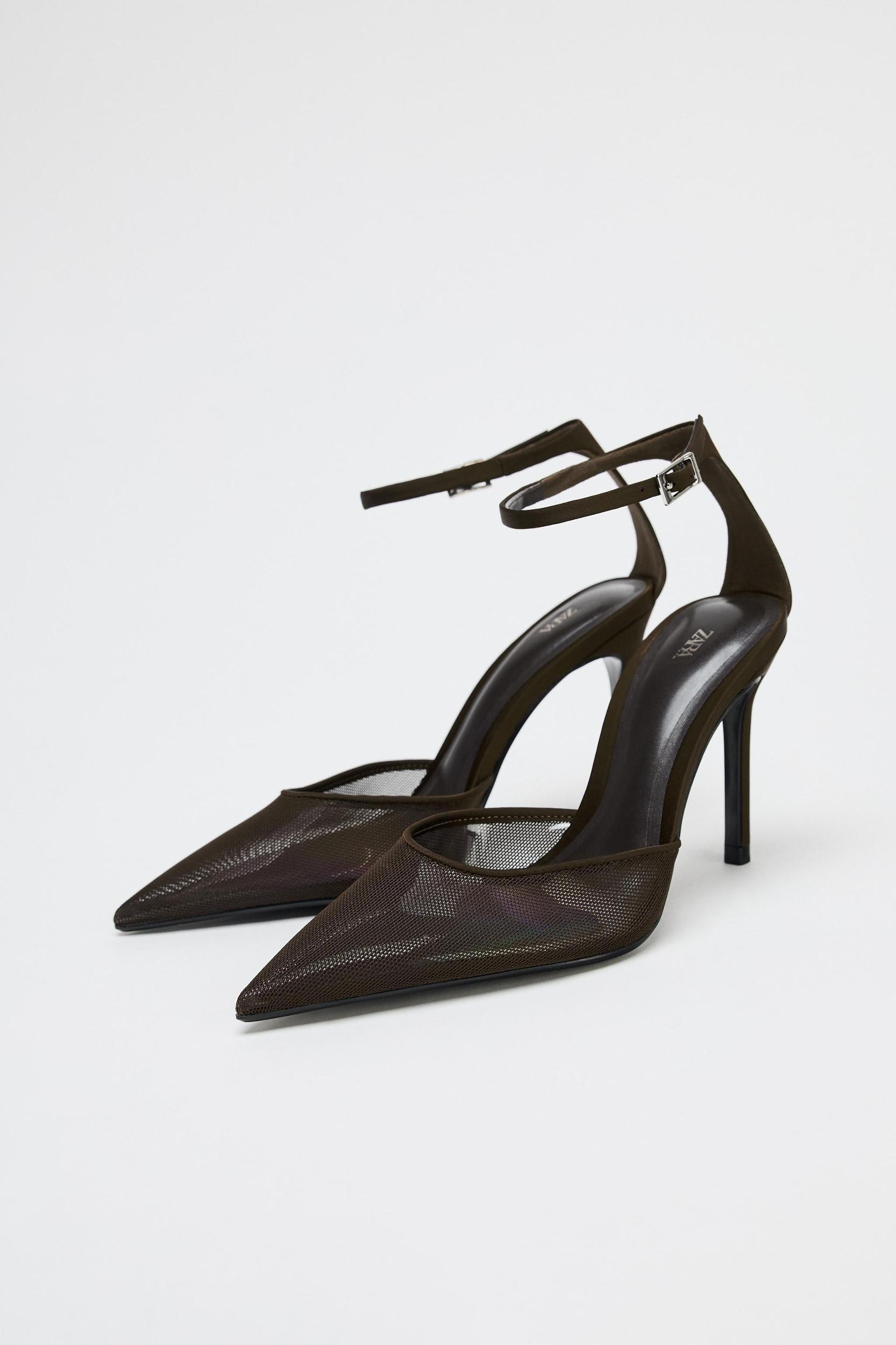 HEELED MESH SHOES Product Image