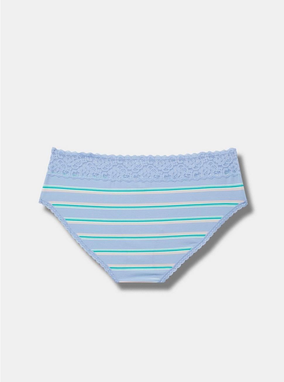 Mid-Rise Hipster Lace Trim Panty Product Image