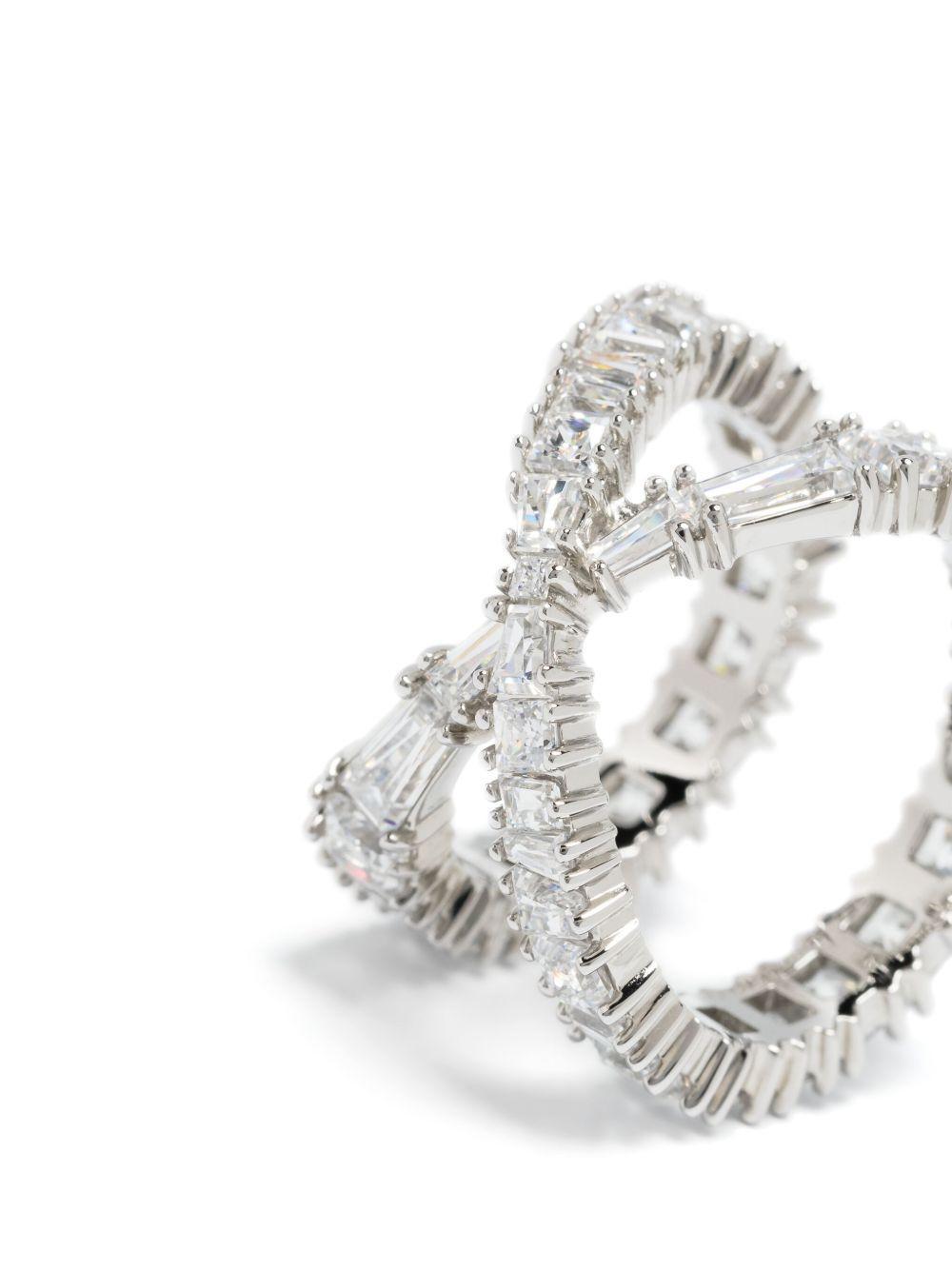 Hyperbola cubic-zirconia Ring Product Image