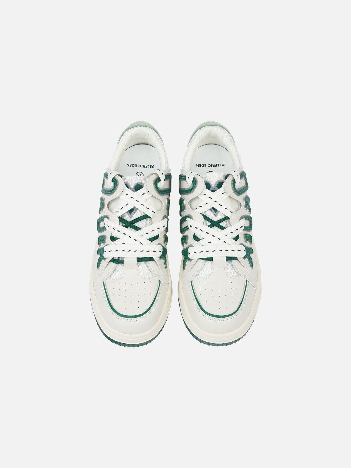StarryClimb Dissolving Sole Patchwork Skate Shoes Product Image