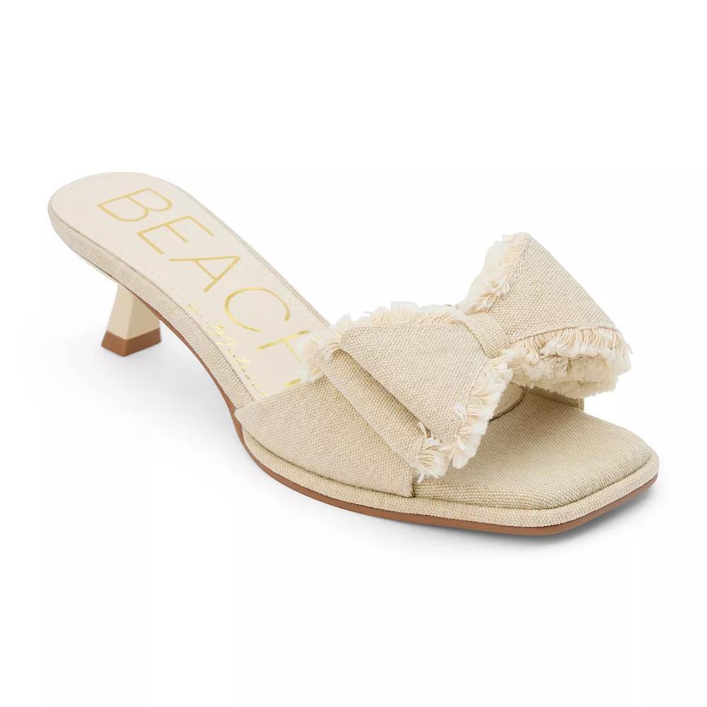 Beach by Matisse Penelope Women's Kitten Heels, Size: 7, Natural Linen Product Image