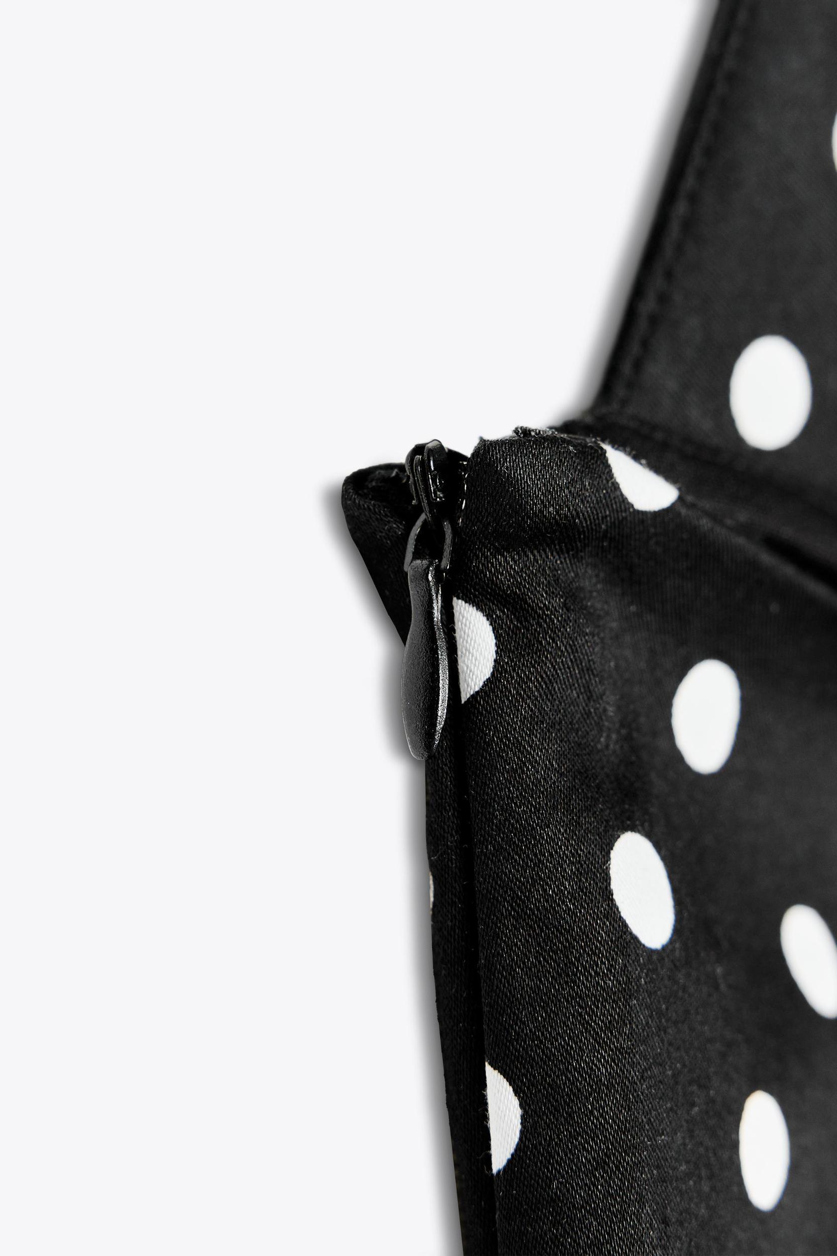 POLKA DOT RUFFLED JUMPSUIT DRESS Product Image