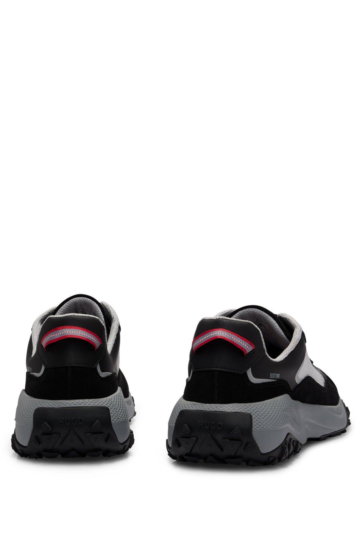 Mixed-material trainers with ripstop mesh Product Image