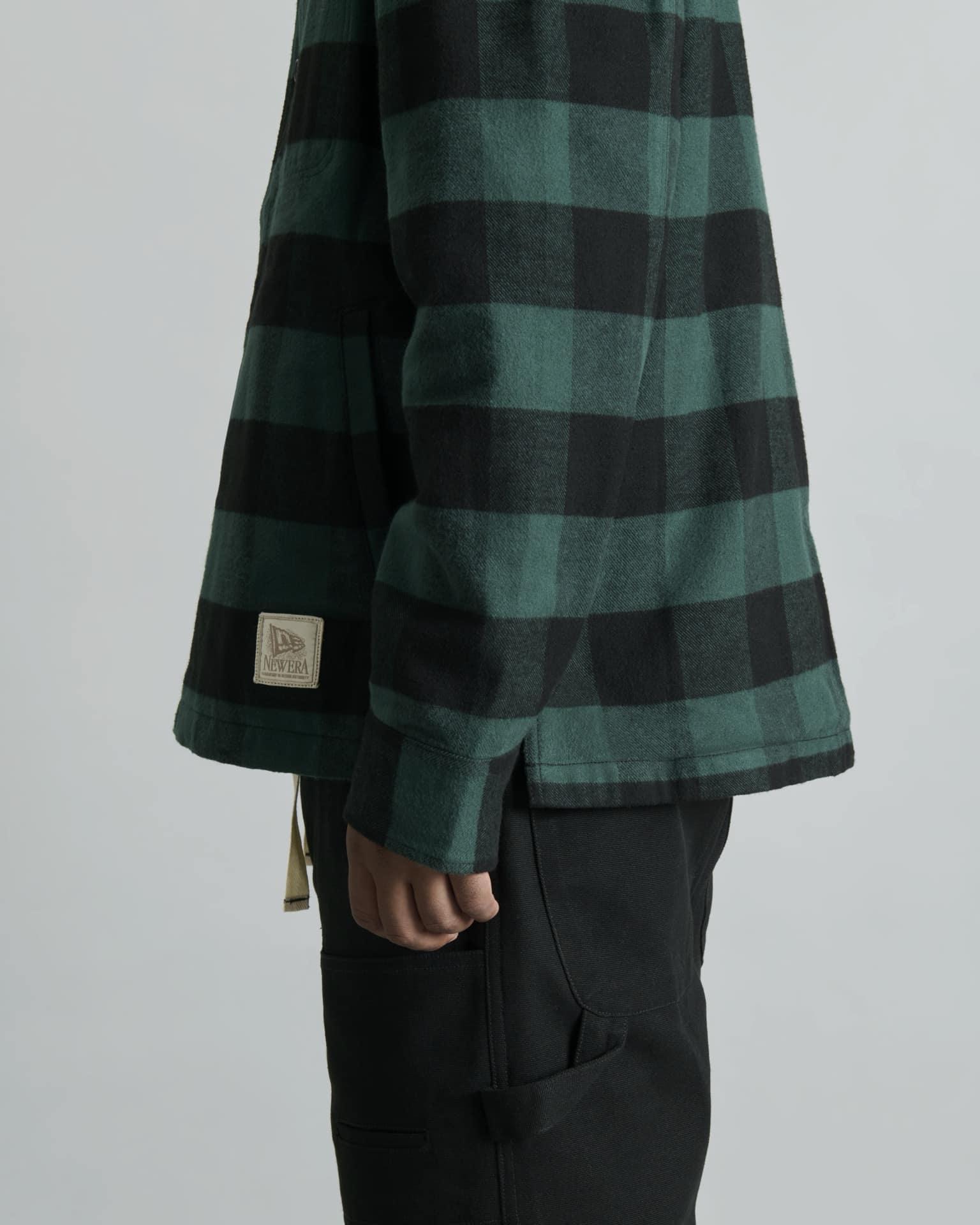 Brand New Era Lumber Plaid Kelly Green Shirt Jacket Male Product Image