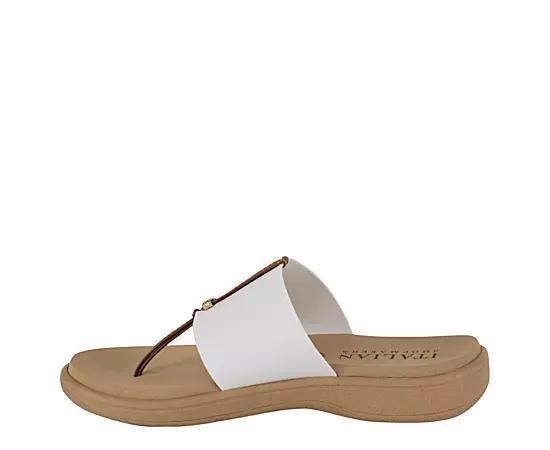 Italian Shoemakers Jahzara Women's Sandals, Size: 10, White Product Image