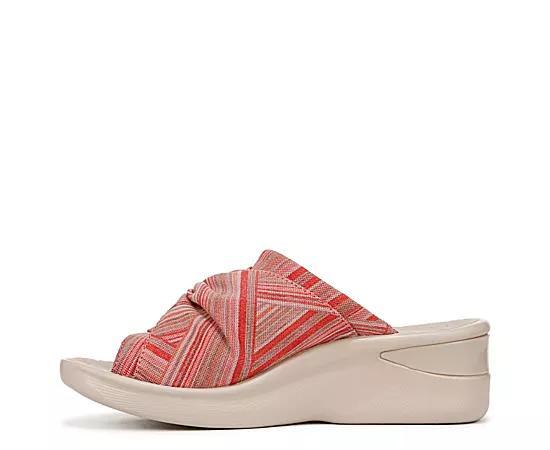 LifeStride Smile 3 Women's Wedge Sandals, Size: 8, Pink Stripe Product Image