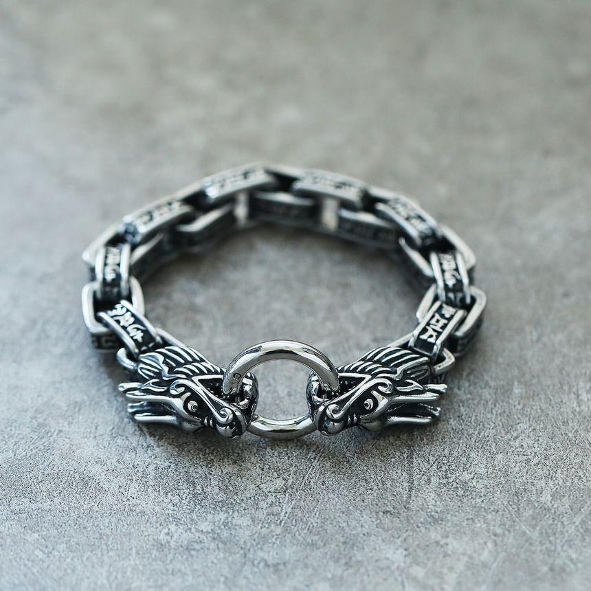 Dragon Stainless Steel Chain Bracelet Product Image