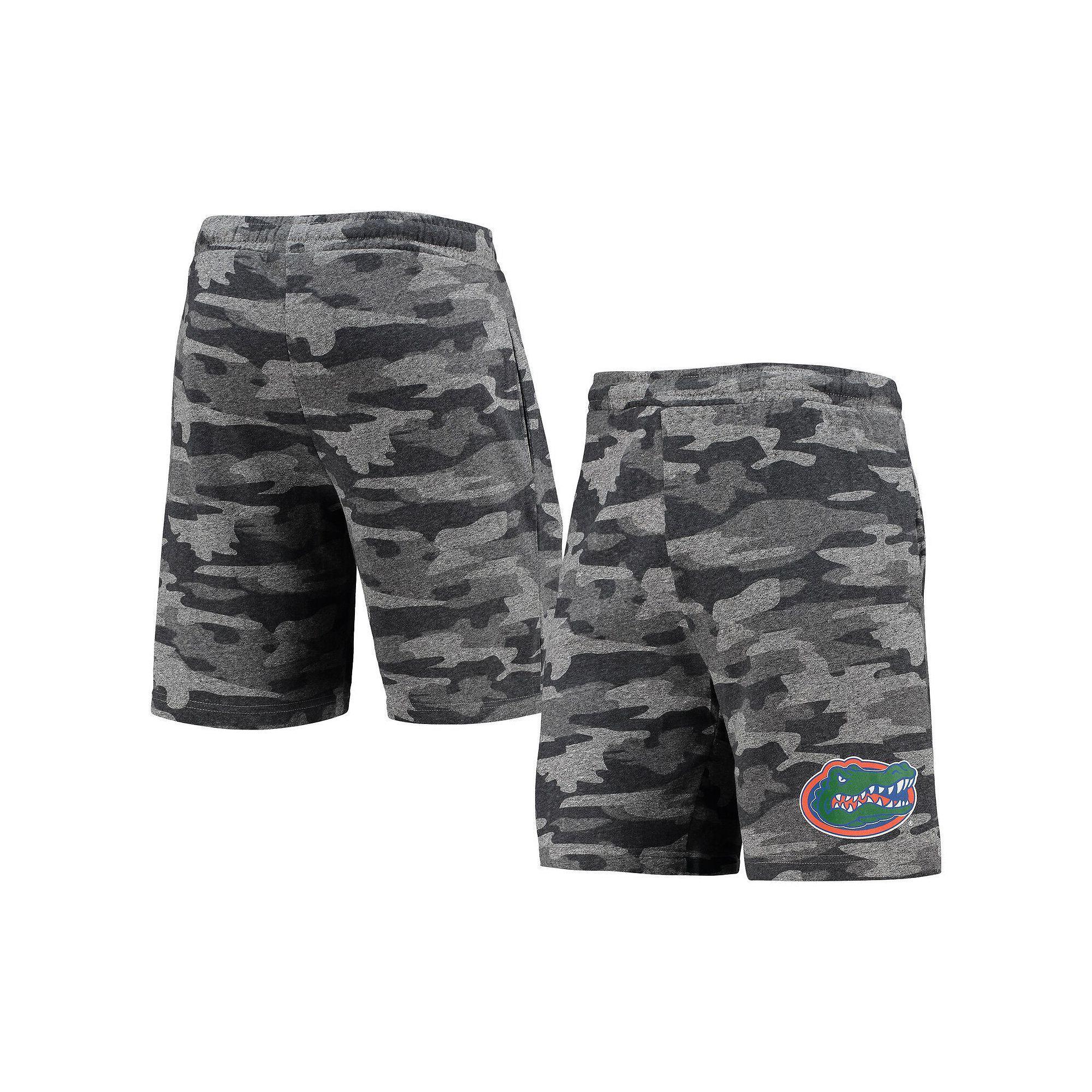 Men's Concepts Sport Charcoal/Gray Florida Gators Camo Backup Terry Jam Lounge Shorts, Size: Large Product Image