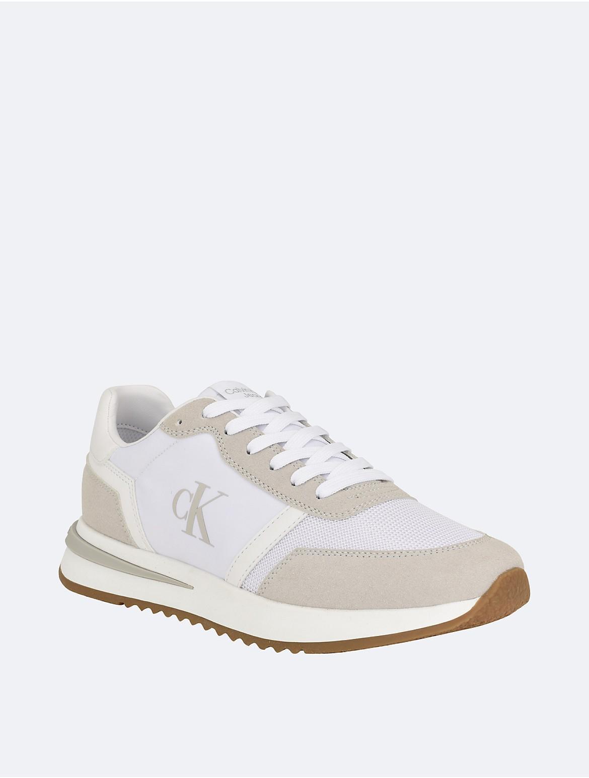 Calvin Klein Men's Men's Picio Monogram Logo Sneaker - Grey - 12 Product Image