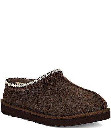 UGG Tasman Distressed (Burnt Cedar) Men's Slippers Product Image