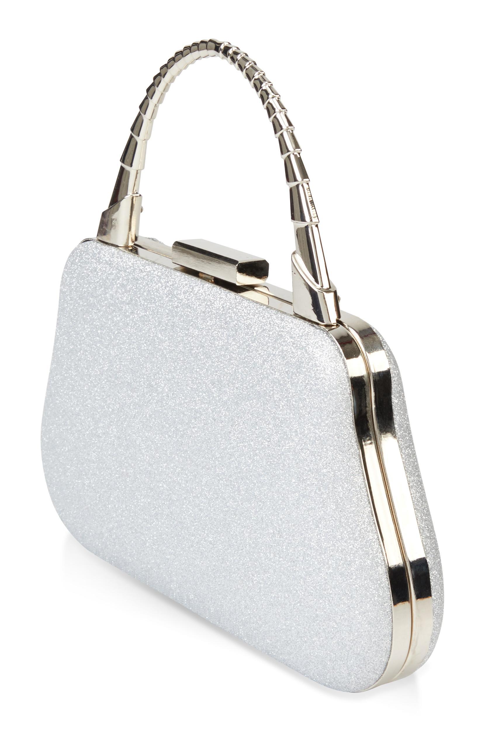 Glitter Top Handle Convertible Crossbody Bag Female Product Image