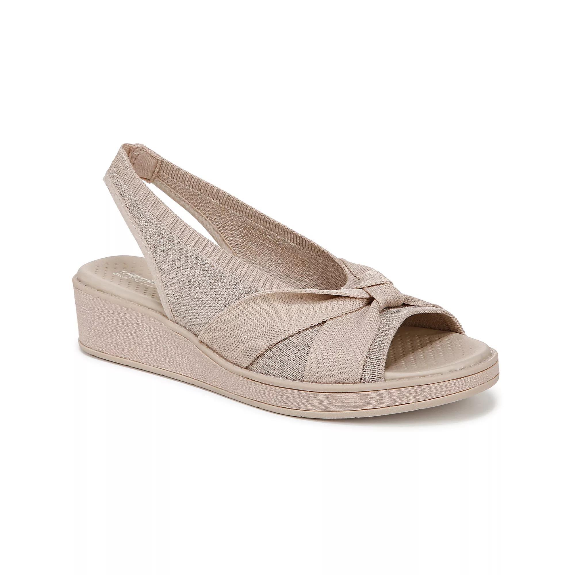 LifeStride Bell Women's Slingback Sandals, Size: 7, Barely Beige Product Image