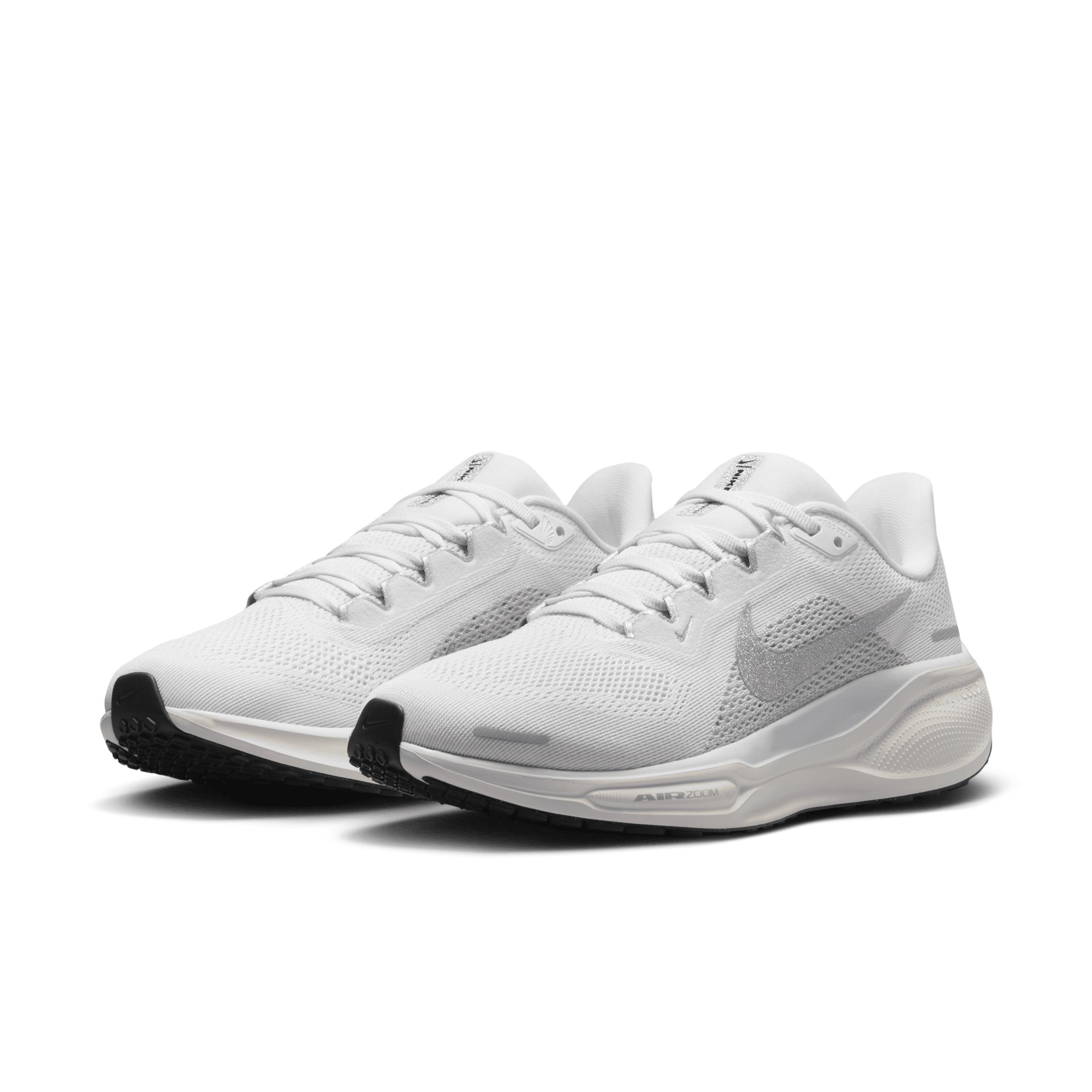 Nike Womens Pegasus 41 PRM Road Running Shoes with Metallic Accents Product Image