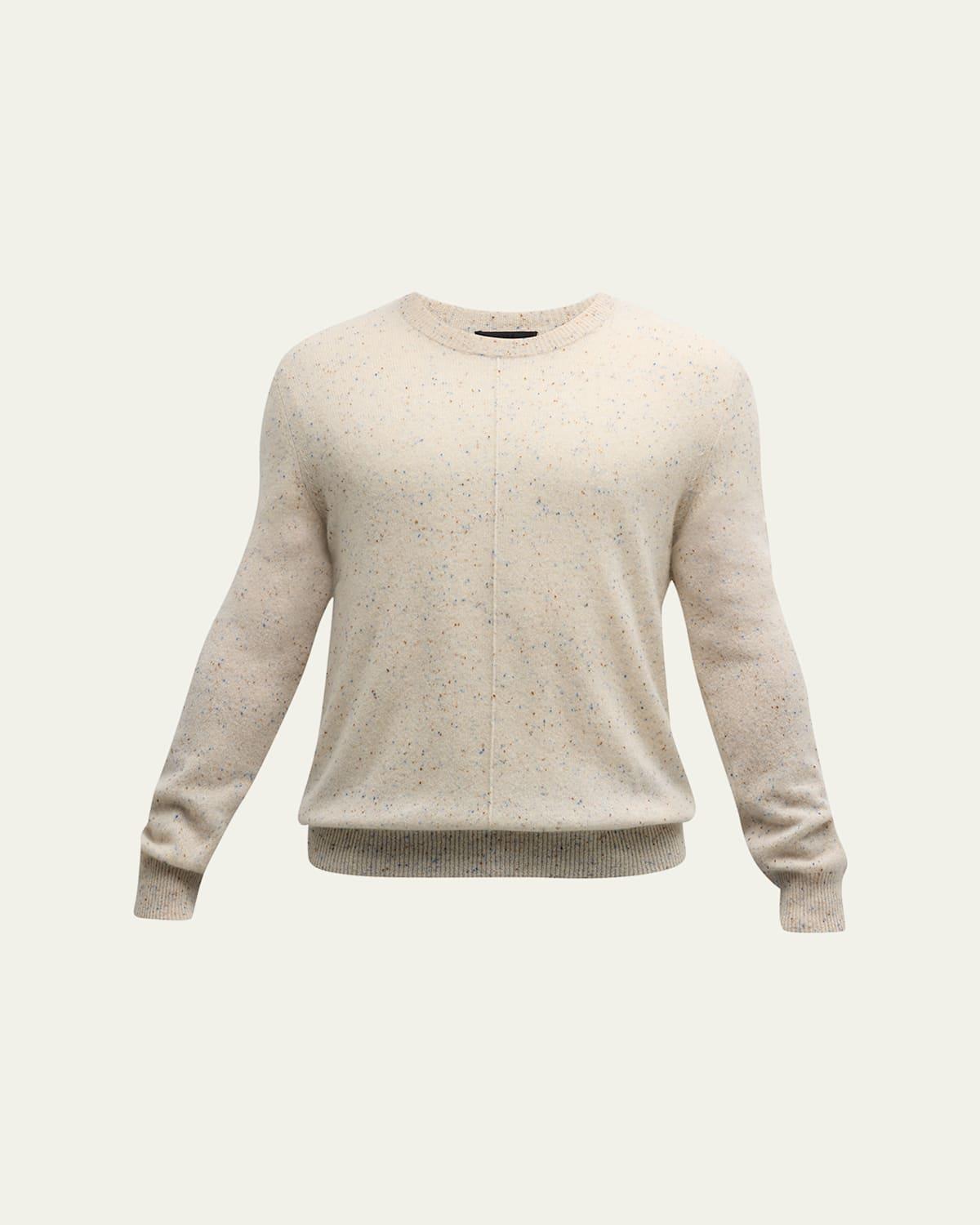 Mens Donegal Cashmere Sweater Product Image