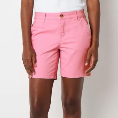 a.n.a Womens Mid Rise Chino Short Product Image