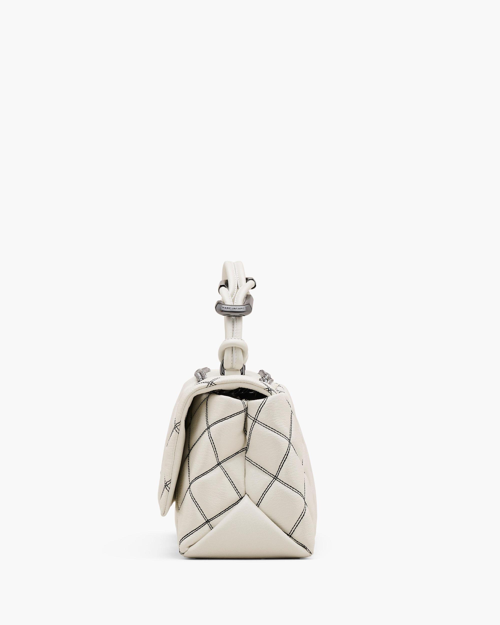 The Bi-Color Quilted Dual Convertible Shoulder Bag Product Image