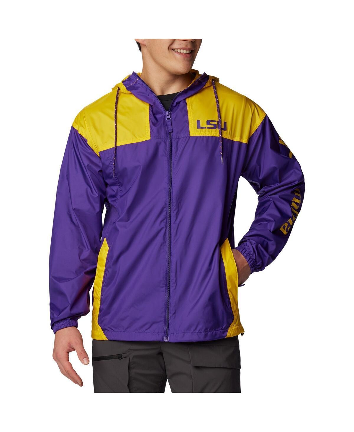 Columbia Mens Collegiate Flash Challenger Windbreaker - LSU- Product Image