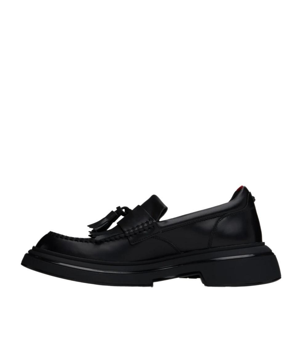 HUGO BOSS Tassel Loafer Shoes In Black Product Image