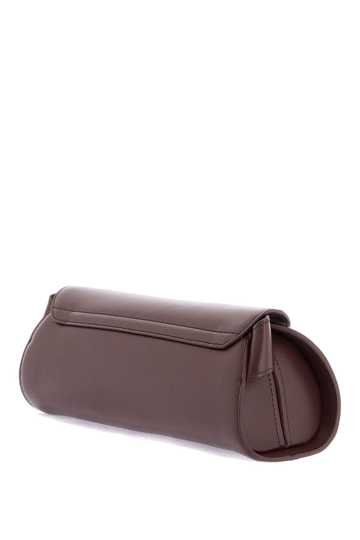 JIL SANDER Cannolo Sm Bag In Dark Brown Calf Leather Women Product Image