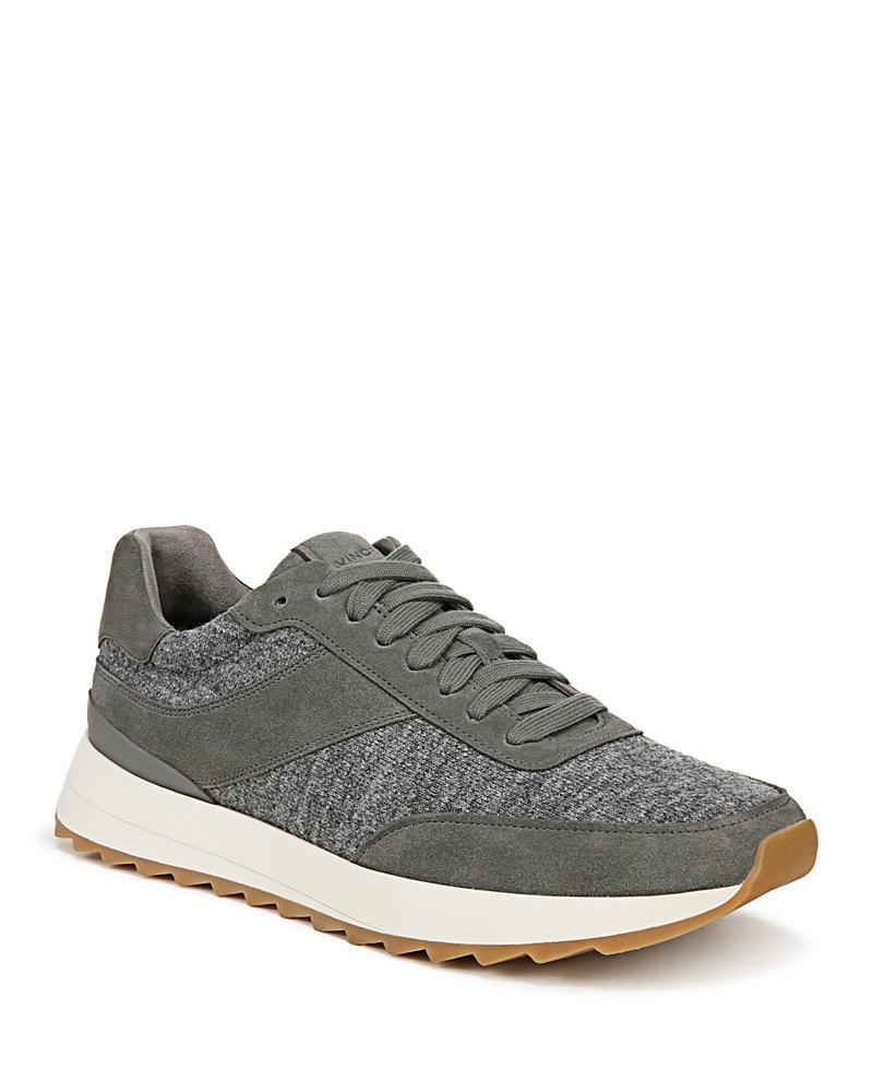 Vince Mens Edric Corduroy Suede Oxford Sneakers Product Image