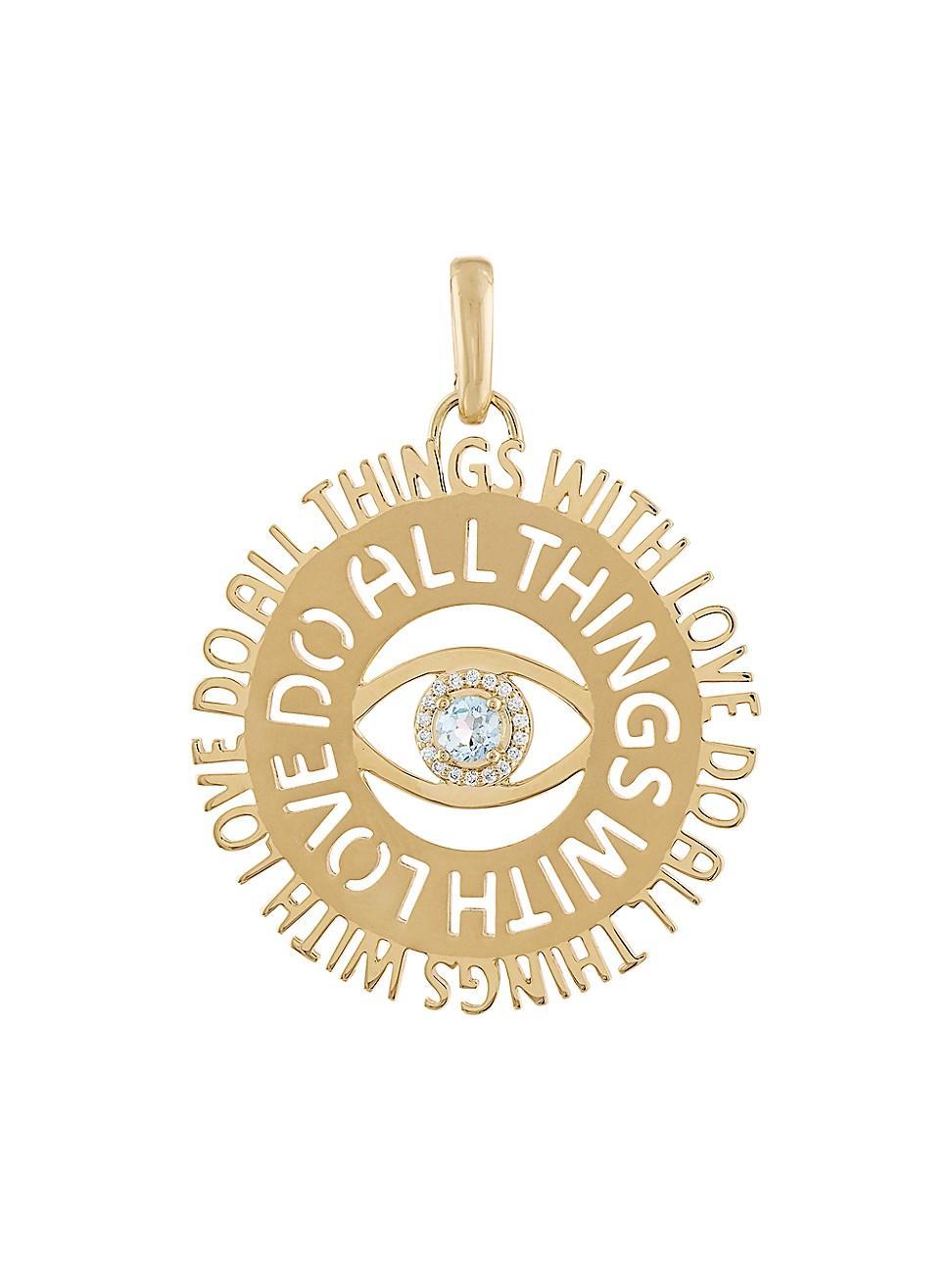 Womens Do All Things With Love Pendant Product Image