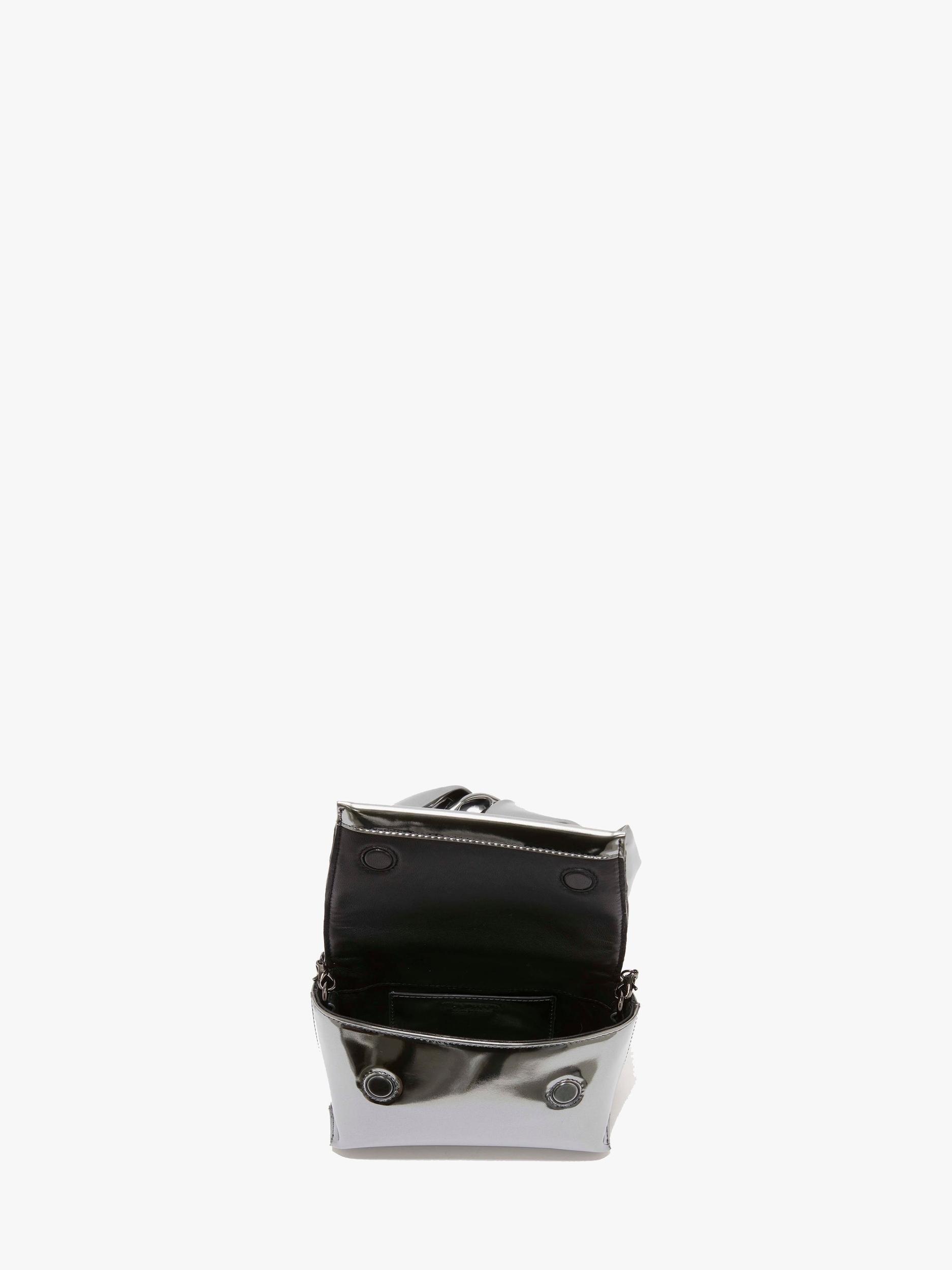 SMALL TWISTER - METALLIC TOP HANDLE BAG Product Image