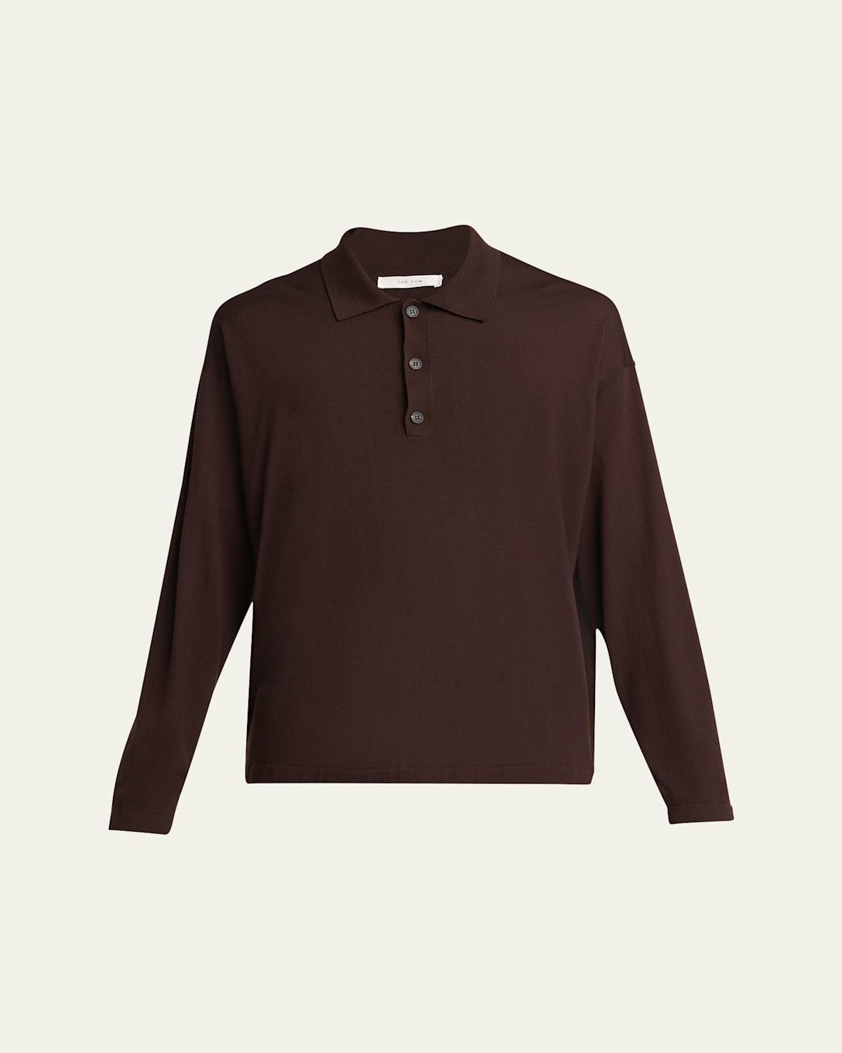 THE ROW Djon Polo In Taupe Product Image
