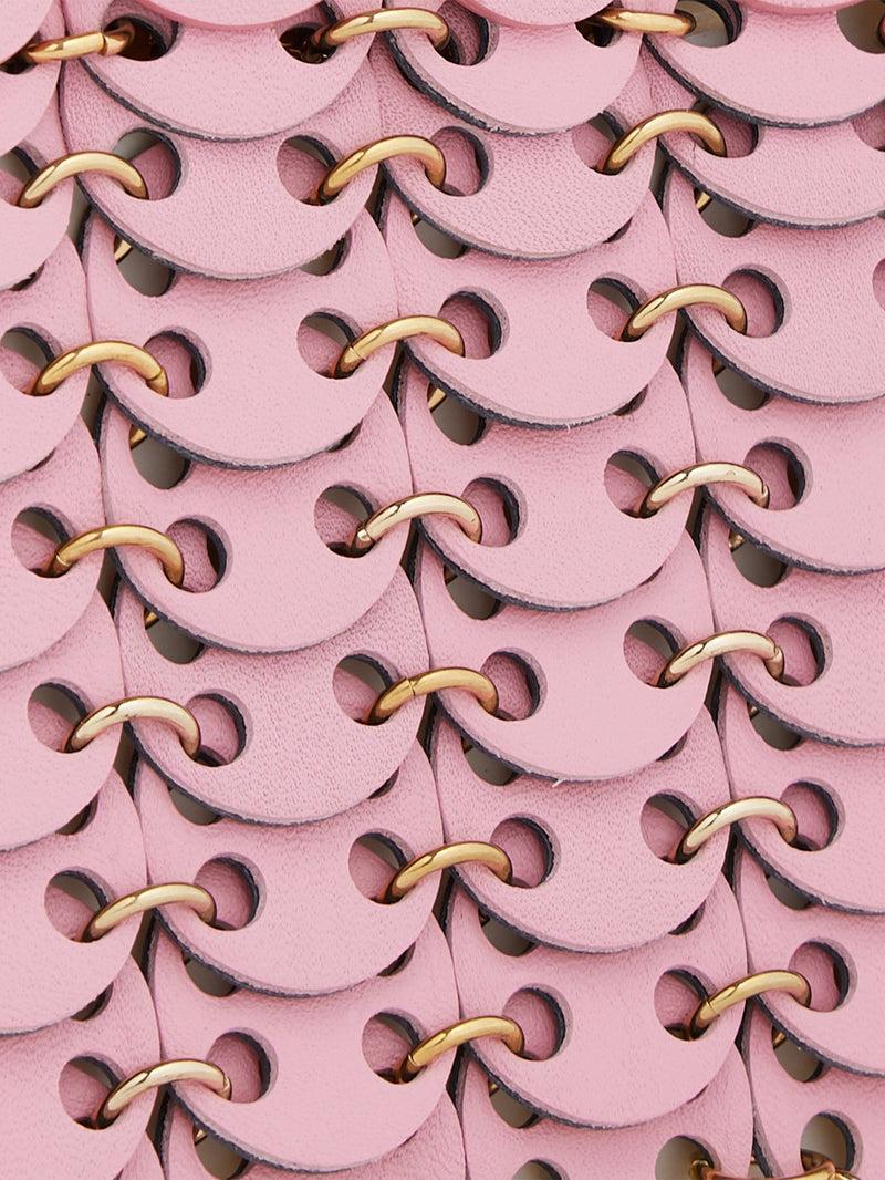 PINK/GOLD 1969 MINI FLIP BAG IN LEATHER Product Image