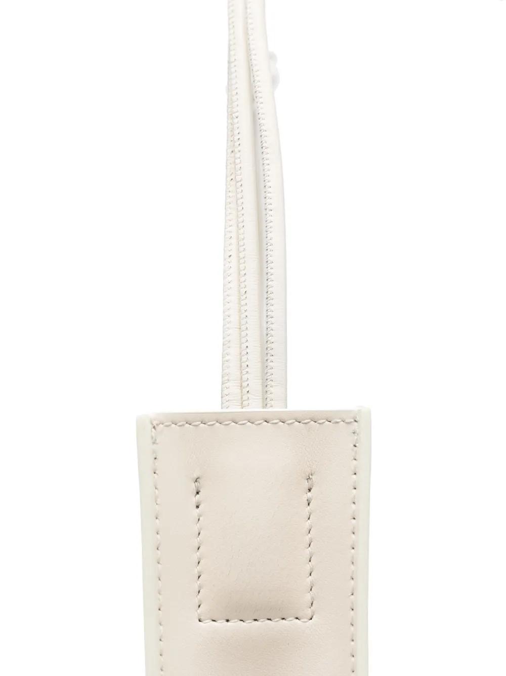 JIL SANDER Medium Tangle Shoulder Bag In Neutrals Product Image