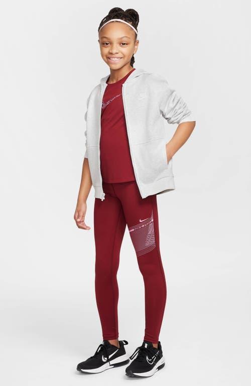 Women's Nike Pro Girls' Dri-FIT Mid-Rise Leggings Product Image