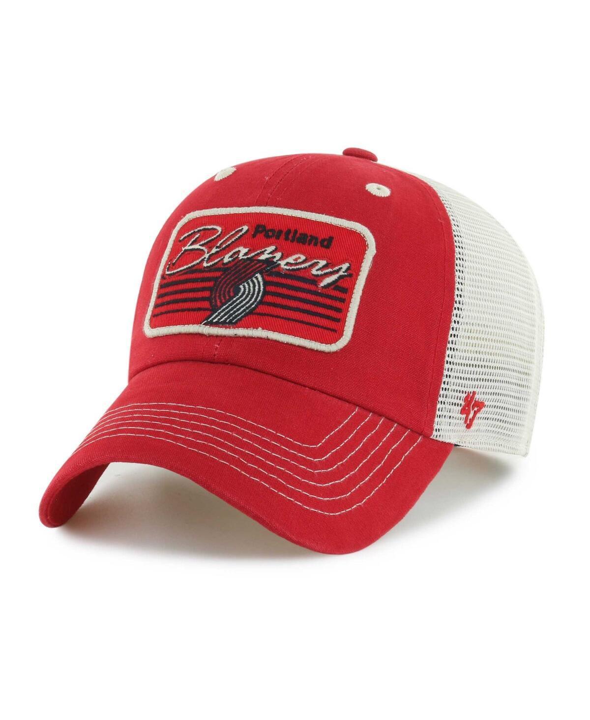 Mens 47 Portland Trail Blazers Five Point Patch Clean Up Adjustable Hat Product Image