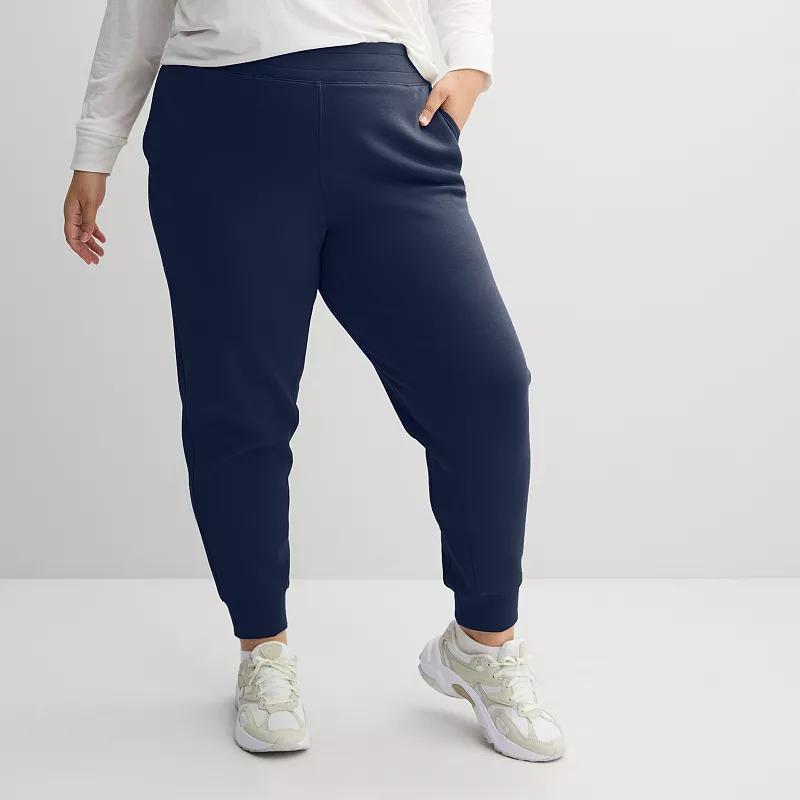 Plus Size Tek Gear® Ultracomfort Tapered Pants, Women's, Size: 1XL, Blue Romance Product Image