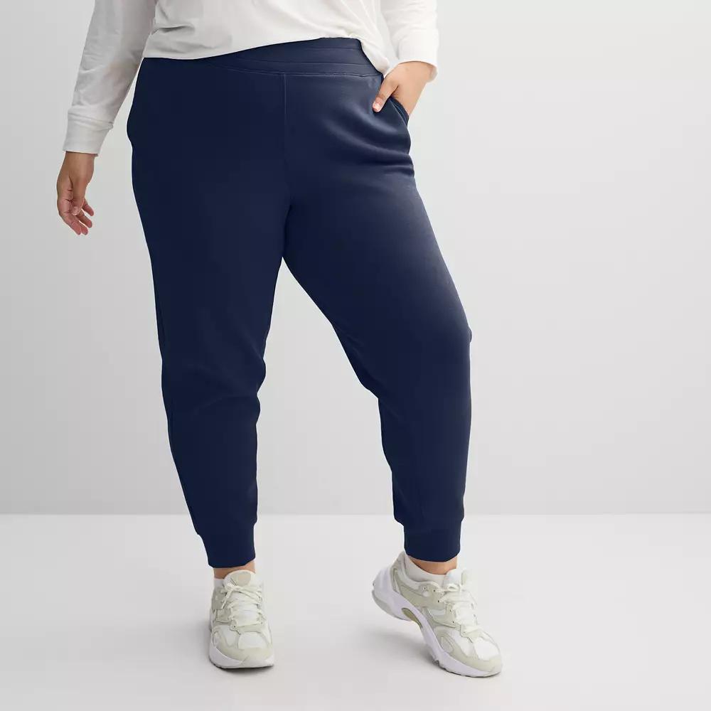 Plus Size Tek Gear® Ultracomfort Tapered Pants, Women's, Size: 1XL, Blue Romance Product Image