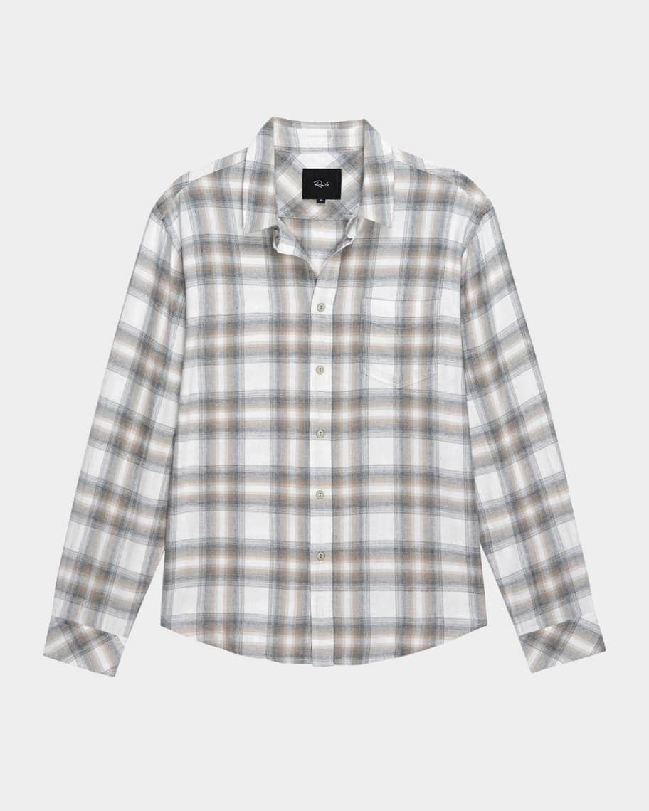 Mens Lennox Brushed Plaid Sport Shirt Product Image