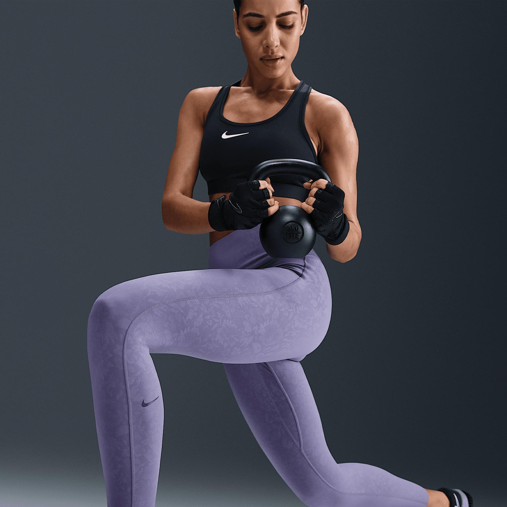Nike Universa Women's High-Waisted 7/8 Floral Leggings with No Front Seam Product Image