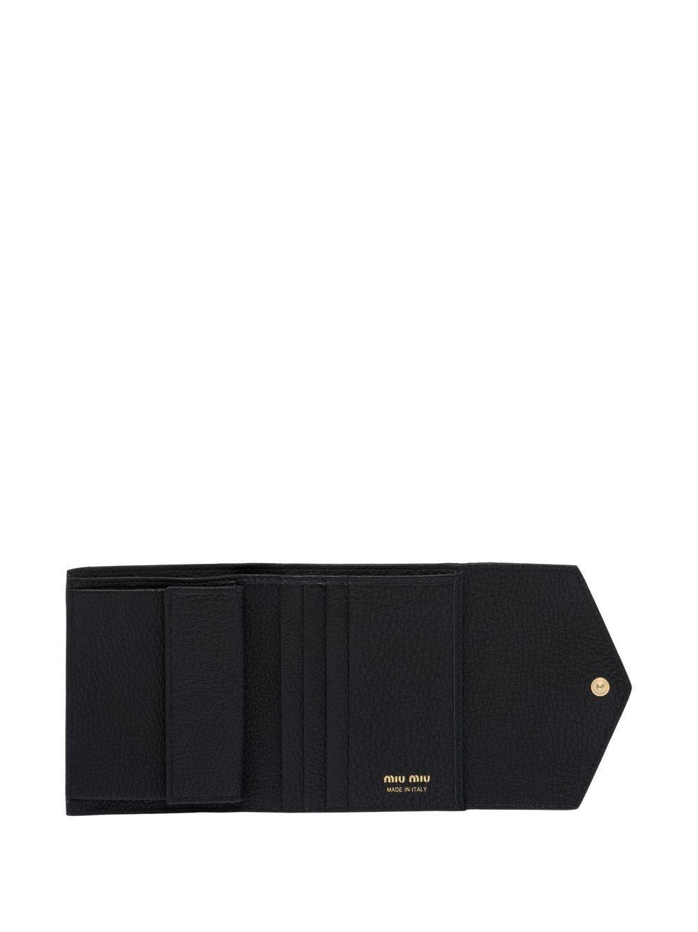 logo-lettering compact wallet Product Image